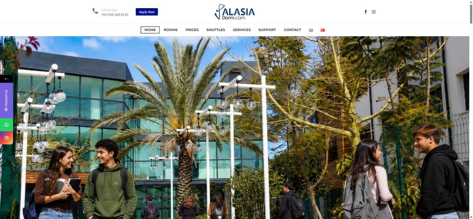 alasiadorm.com - WebCyNet web sitesi projesi