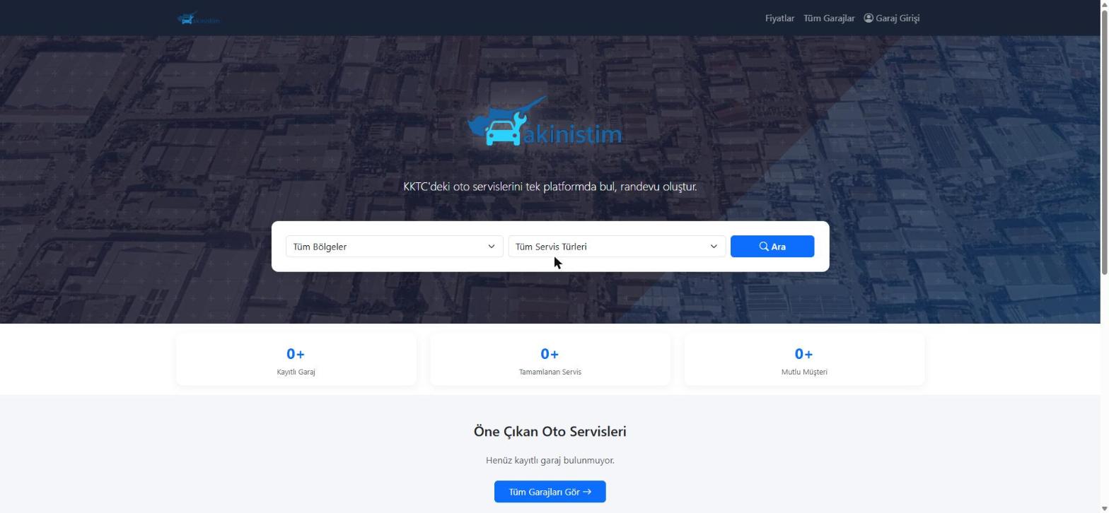 Araç Servis Yönetim Sistemi (Makinistim.net)